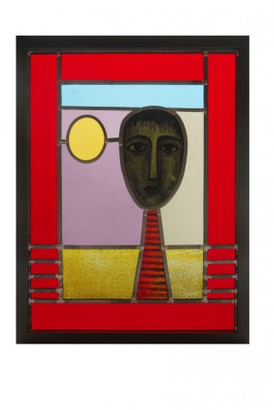 Arbre Magic Stained Glass as light element 30 x 40 cm